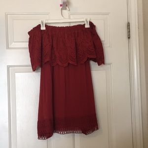 Off the shoulder Tuninc